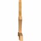 Ekena Millwork Davenport Rough Sawn Timber Gable Bracket, Western Red Cedar, 108"W x 58"H x 4"D x 6"F, 13/12 Pitch GBW108X58X0406DAV00RWR - alternate 4
